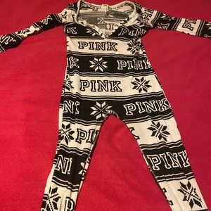 Pink/ Victoria secret onesie